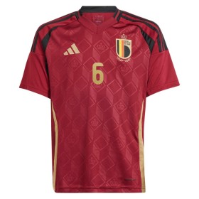 Belgia Onana 6 Lasten Koti Euro 2024 - Jalkapallo Pelipaidat (S/S)